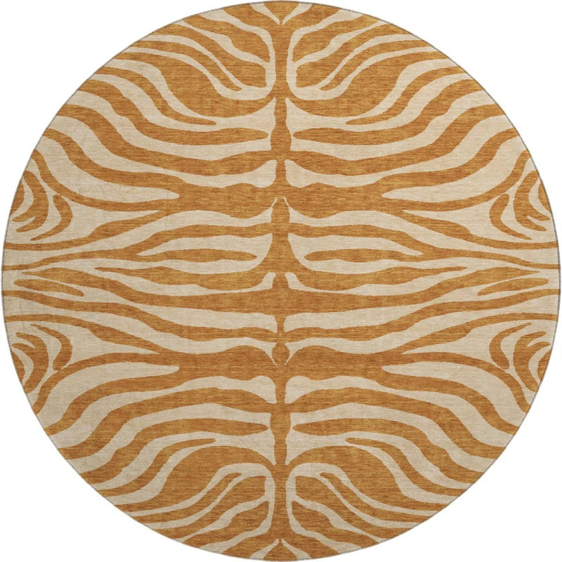 Premium Machine Washable Goulven AMF1042 Animal Print Rug | Wayfair North America
