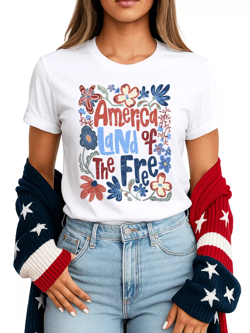 America Land of the Free Independence Day Tee | Belk
