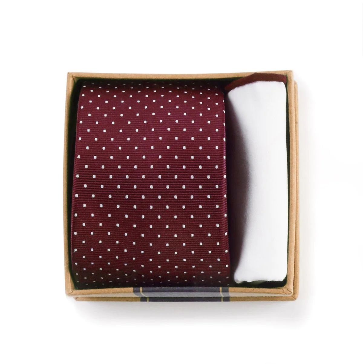 Burgundy Tie Box Gift Set | Silk Gift Sets | Tie Bar | The Tie Bar
