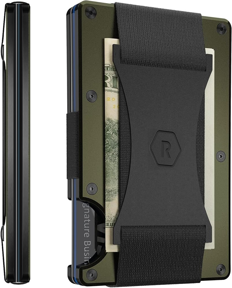 The Ridge Wallet For Men, Slim Wallet For Men - Thin as a Rail, Minimalist Aesthetics, Holds up t... | Amazon (US)