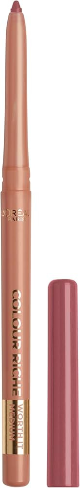 L'Oreal Paris Colour Riche Lip Liner Pencil, Creamy Lip Liner with Omega 3 and Vitamin E, 635 Wor... | Amazon (US)