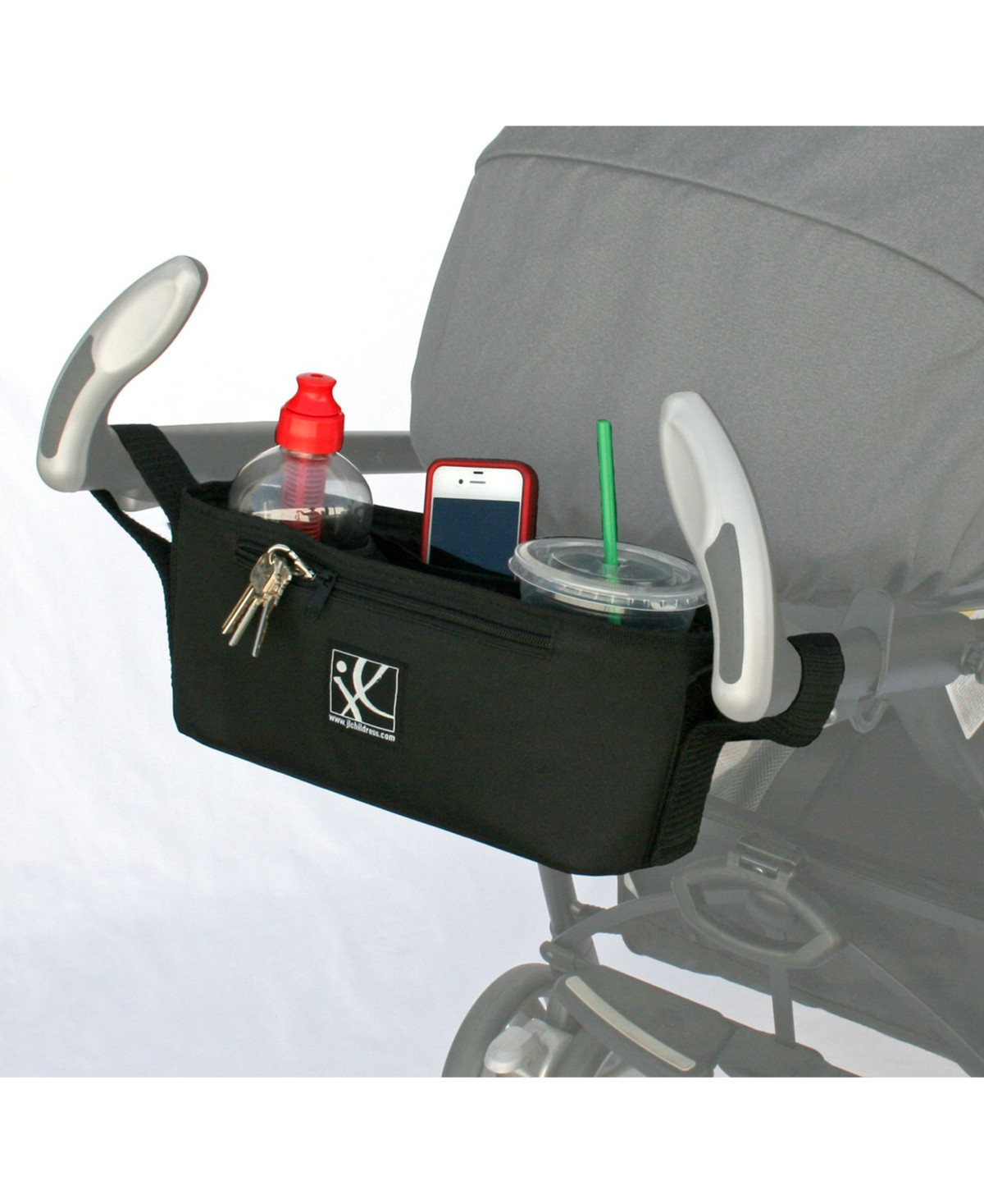 J.l. Childress Cargo N Drinks Stroller Parent Tray - Black | Macy's