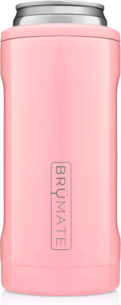 BrüMate Hopsulator Slim Double-walled Stainless Steel Insulated Can Cooler for 12 Oz Slim Cans (... | Amazon (US)