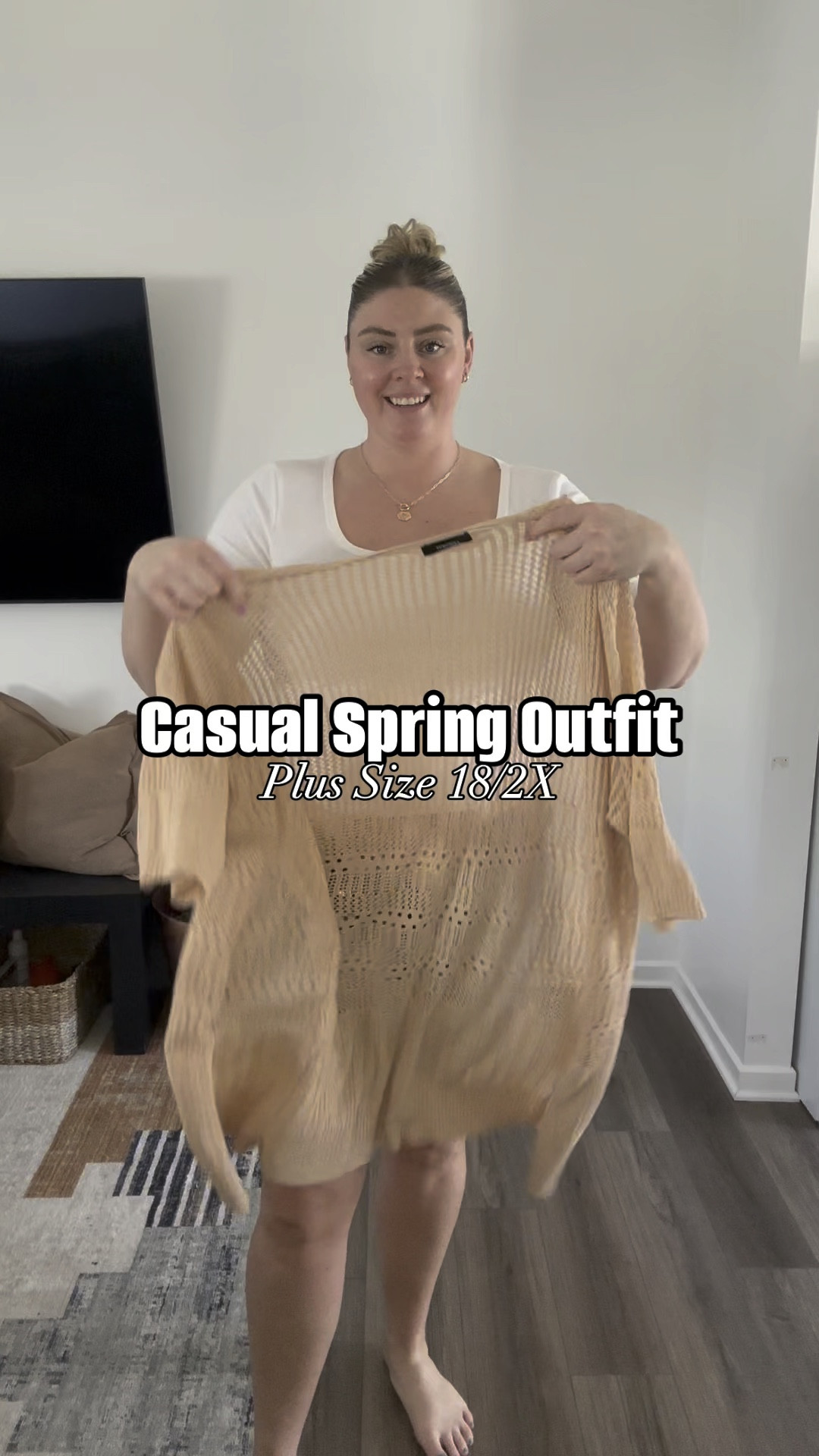 A casual, neutral, spring outfit that is ultra comfortable!

Spring outfit, affordable fashion, plus size, tall, curvy, size 18

#LTKmidsize #LTKstyletip #LTKplussize