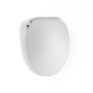 AquaWash 2.0 SpaLet Electric Bidet Seat for Elongated Toilet in White | The Home Depot