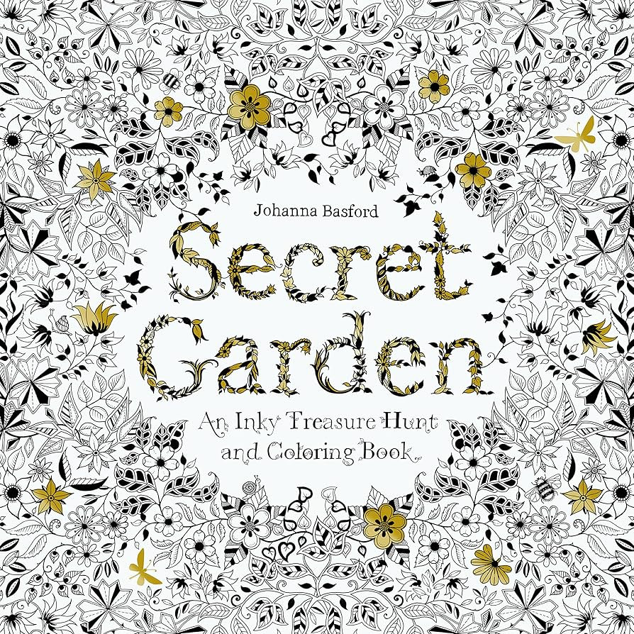 Secret Garden: An Inky Treasure Hunt and Coloring Book for Adults | Amazon (US)