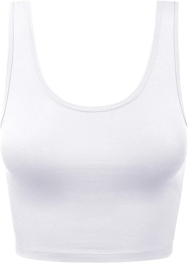 Women's Lingerie Camisole Crop Tank Cotton Racerback Sleeveless Slim Fit Tops | Amazon (US)