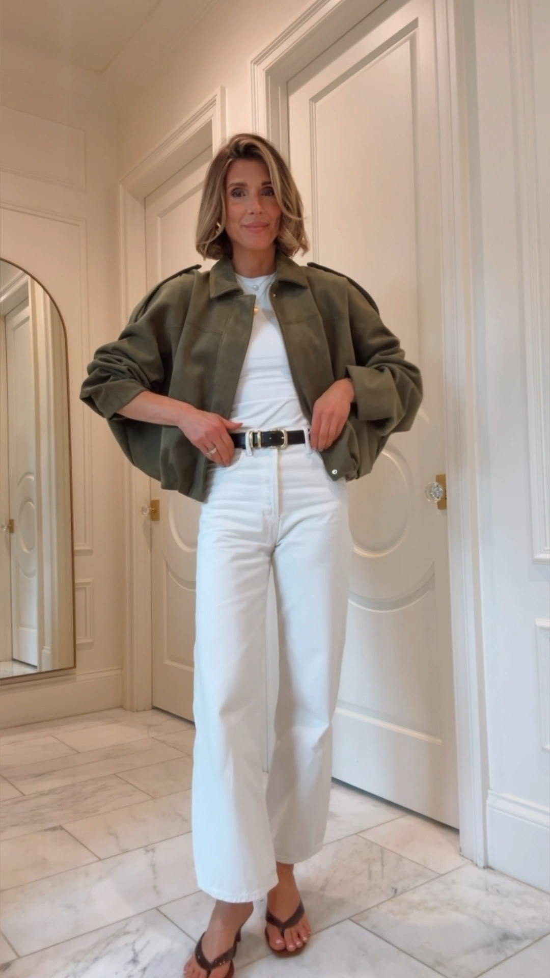 Styling this viral Zara suede jacket for spring 