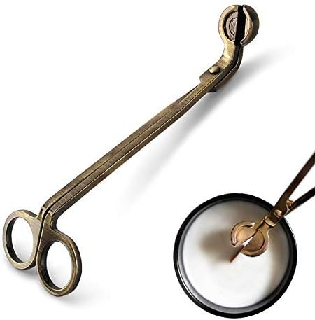 Candle Wick Trimmer, Candle Cutter Wick Clipper Cutter, Polished Stainless Steel Scissors Tool, O... | Amazon (US)