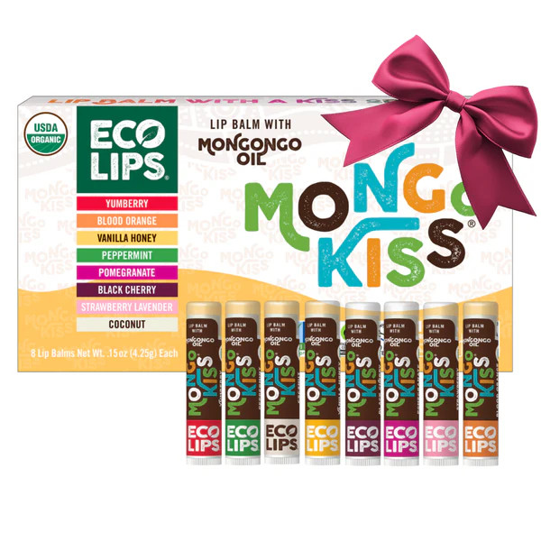 Mongo Kiss® Organic Lip Balm, Value 8 Pack Variety, 0.15 oz. | Eco Lips