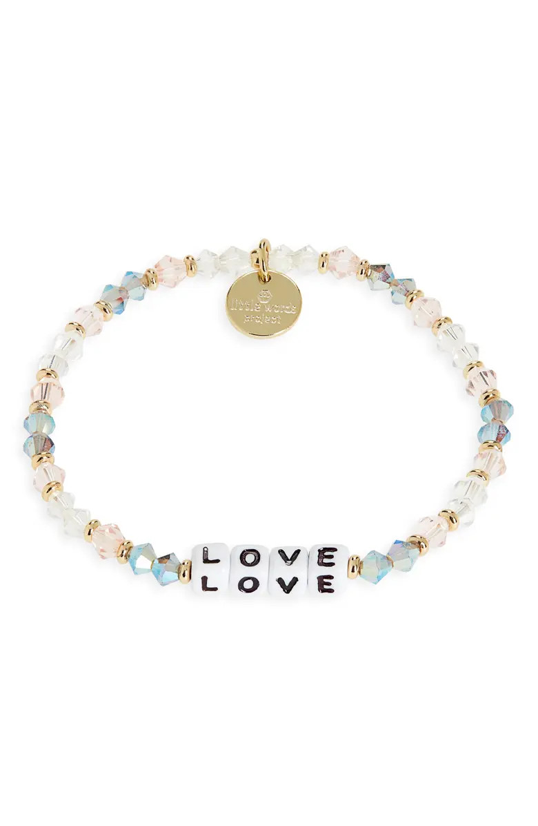 Little Words Project Love Beaded Stretch Bracelet | Nordstrom | Nordstrom