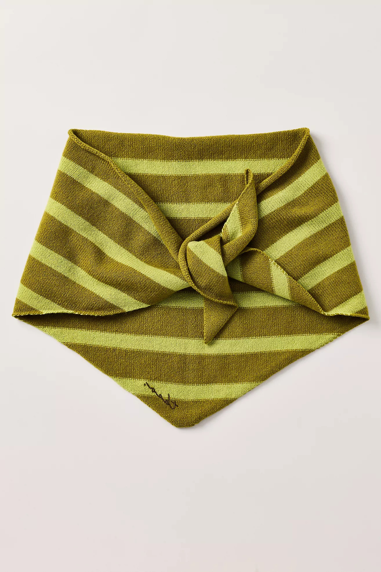 100% Merino Wool Striped Triangle Scarf | Anthropologie (US)