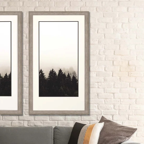 Misty Peak II - Picture Frame Photograph | Wayfair North America