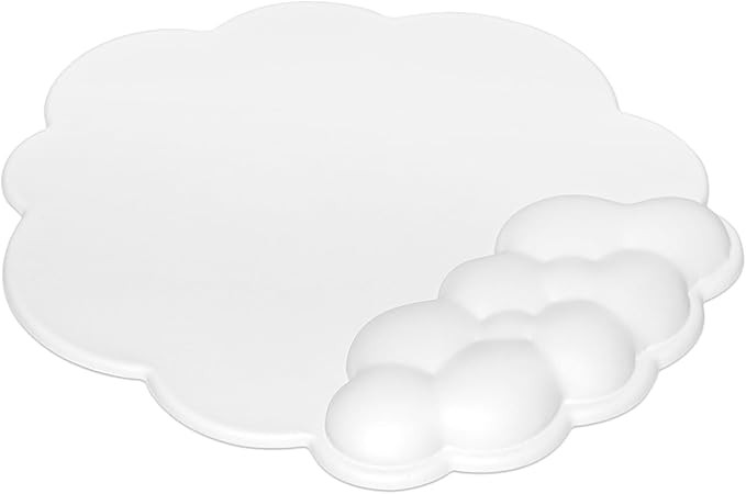 JIKIOU Mouse Pad Wrist Support with Leather Surface,Cloud Wrist Rest Mousepad with Memory Foam,No... | Amazon (US)