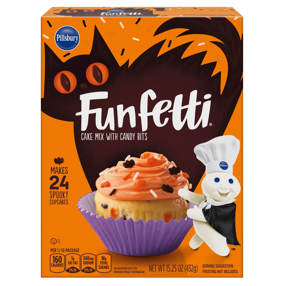 Pillsbury Funfetti Halloween Cake Mix 15.25 oz | Target