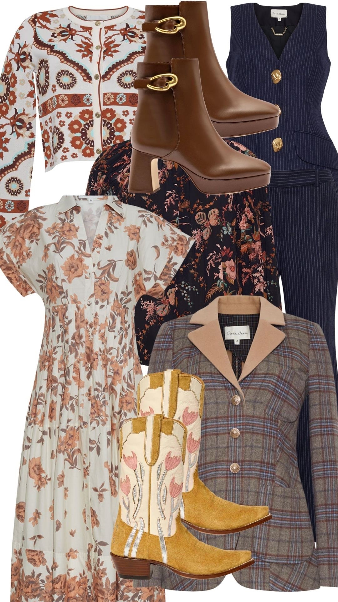 Some pieces I currently am crushing on and some on sale with code EXTRA20! these cowboy boots and boots would be perfect even leading into spring with some of these dresses and jackets! 🩷

#LTKSaleAlert