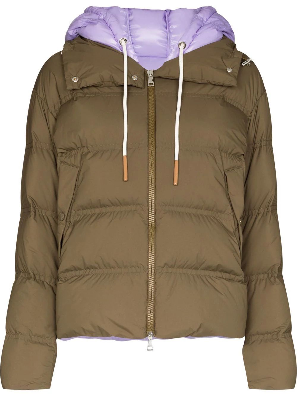 Moncler Loctudy colour-block Puffer Jacket - Farfetch | Farfetch Global
