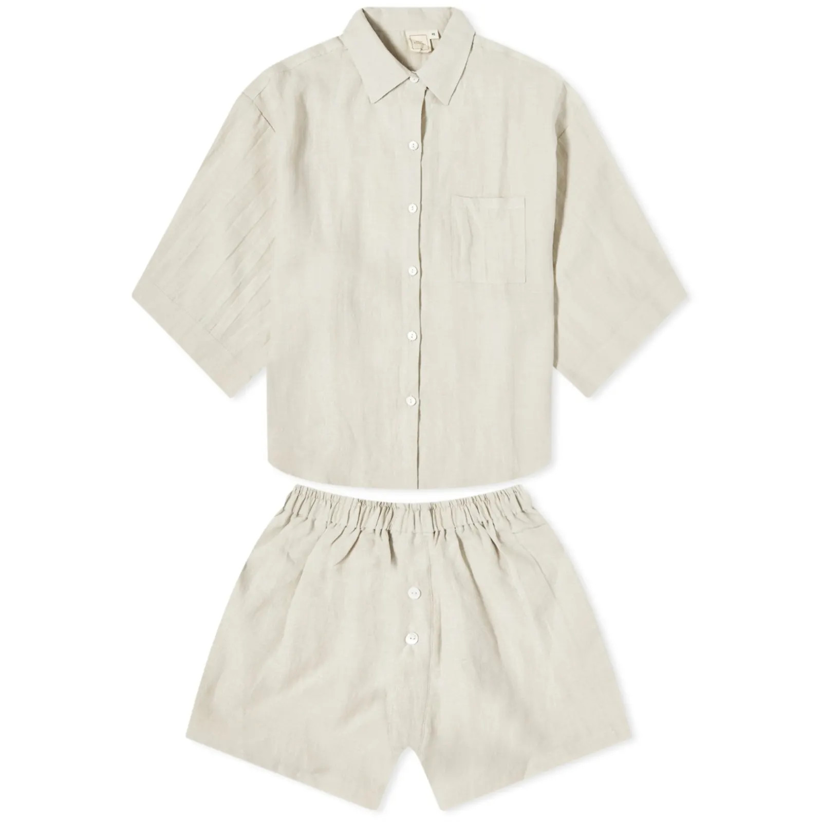 Deiji Studios 03 Pyjama Set Oat | END. (UK) | End Clothing (UK & IE)