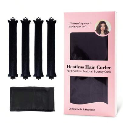 Satin Heatless Hair Curlers Curling - Overnight Blowout Curls Rods For Hair - Flexi Rods For Heatless Curls - No Heat Hair Curlers To Sleep In - Curli | SHEIN