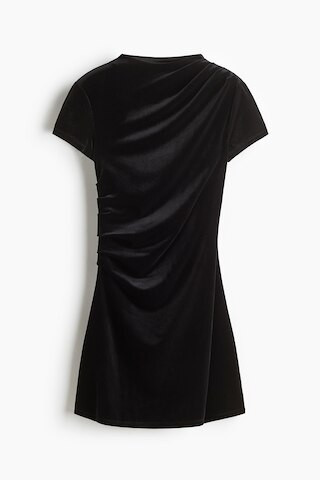 H & M - Draped Dress - Black | H&M (US + CA)