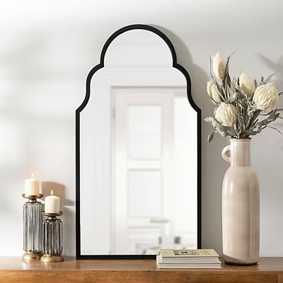 Maria Metal Black Arch Wall Mirror | Kirkland's Home