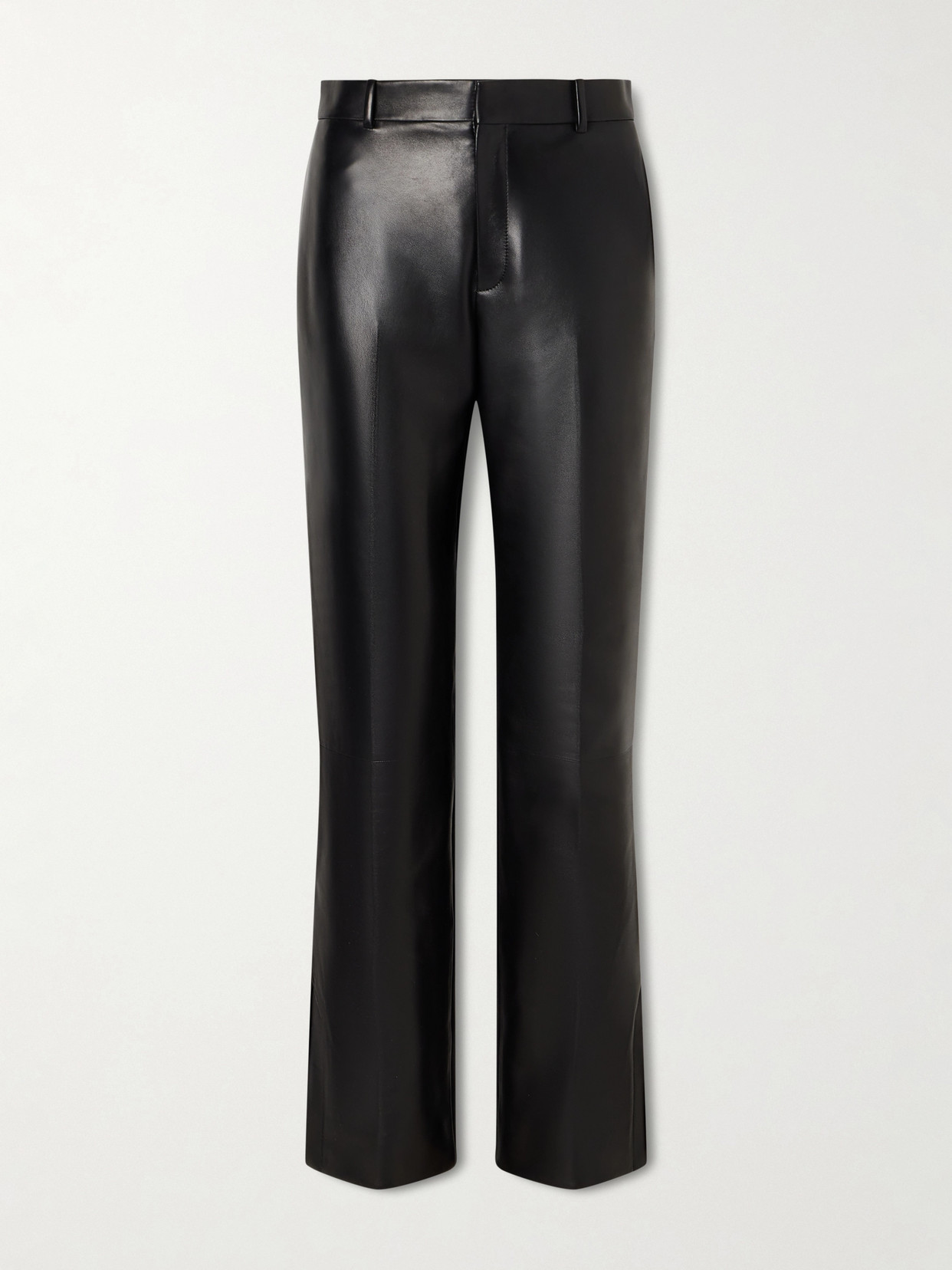 Gucci - Leather Straight-leg Pants - Black | NET-A-PORTER (US)