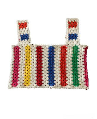 Rainbow Crochet Crop Top - Big Kid | Bloomingdale's (US)