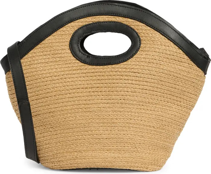Collection XIIX Flared Cutout Handle Straw Bag | Nordstromrack | Nordstrom Rack