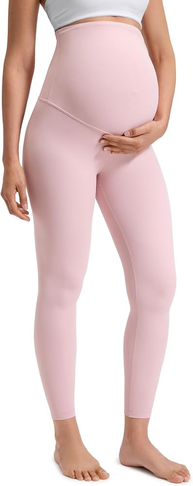 CRZ YOGA Butterluxe Maternity Leggings 25" - Over The Belly Buttery Soft Workout Activewear Yoga ... | Amazon (US)