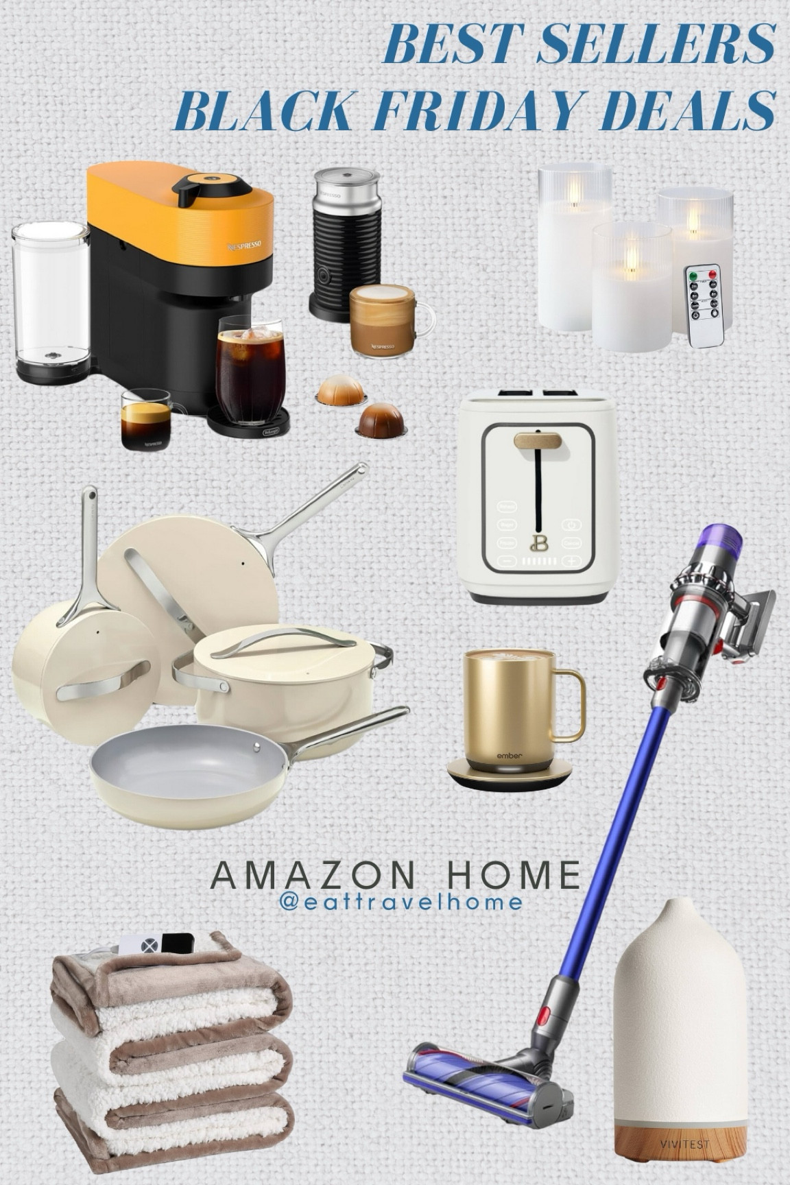 AMAZON BLACK FRIDAY DEALS

SALE 
heated blanket ceramic pots Dyson cordless vacuum bissel ninja air fryer, blenders, kitchen appliances crockpot home essentials nespresso coffee maker echo dot toaster robot shark vacuum free flame candles breville coffee maker machinee


#LTKCyberWeek #LTKSaleAlert #LTKGiftGuide