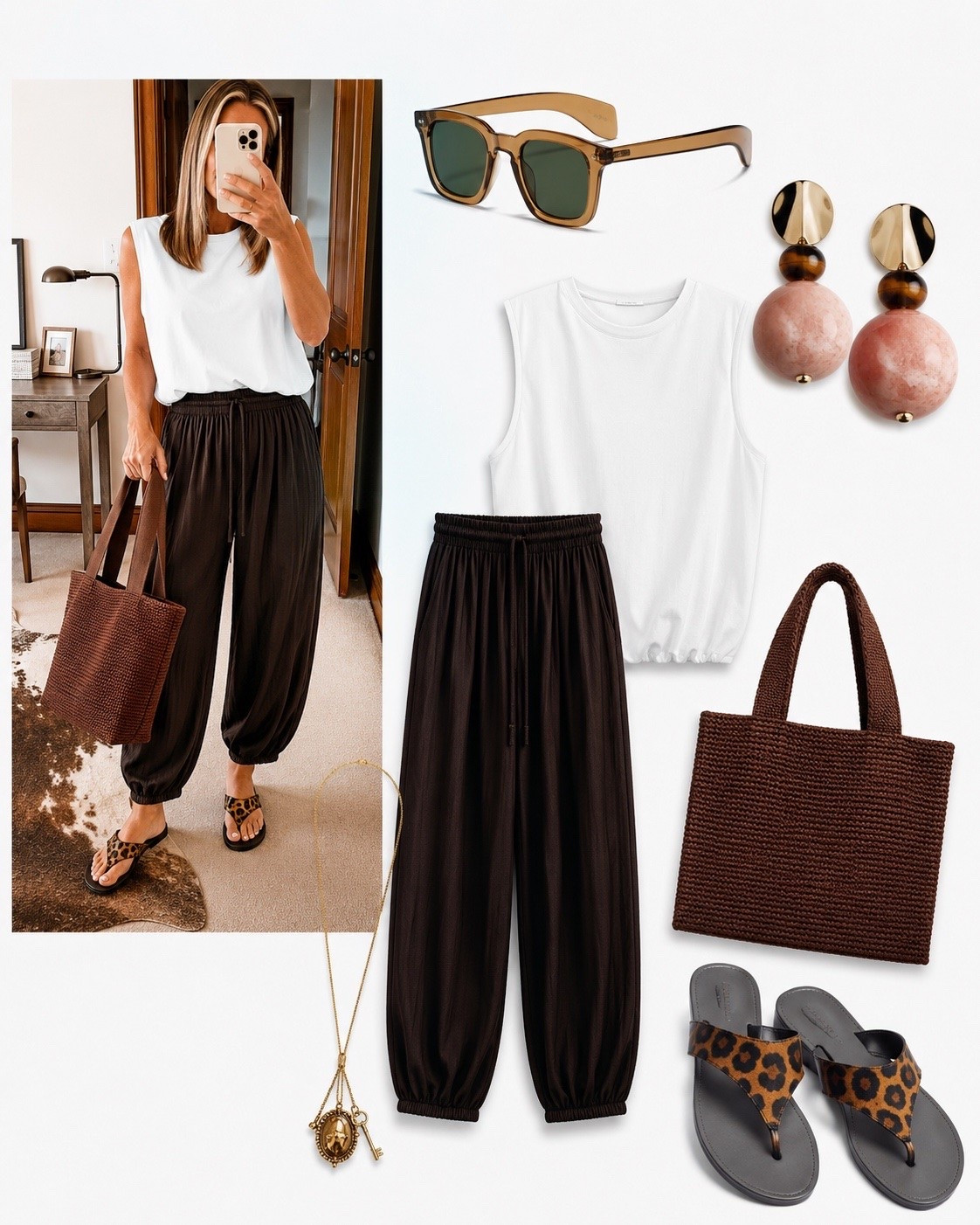 Really liking the casual ballon pants for summer outfits too
