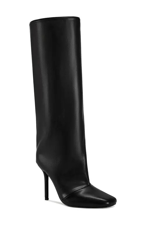 AZALEA WANG Rebelite Knee High Boot in Black at Nordstrom, Size 6.5 | Nordstrom