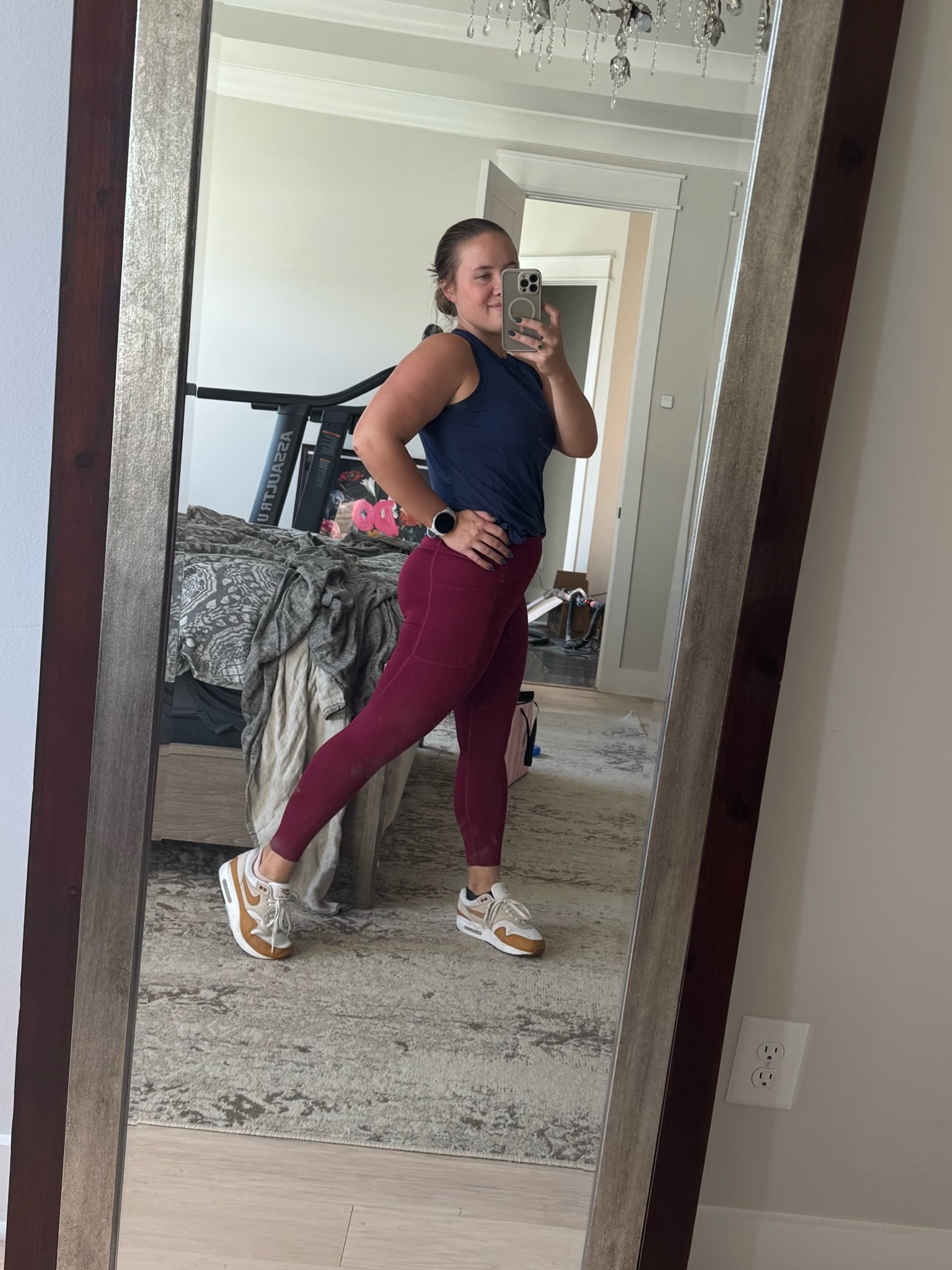 Leggings under $20!!!! True to size and I’m wearing a small. A little snug if you are in between, size up. 

Great compression fit and stays up without rolling down! 

#LTKWorkwear #LTKFindsUnder50 #LTKSaleAlert