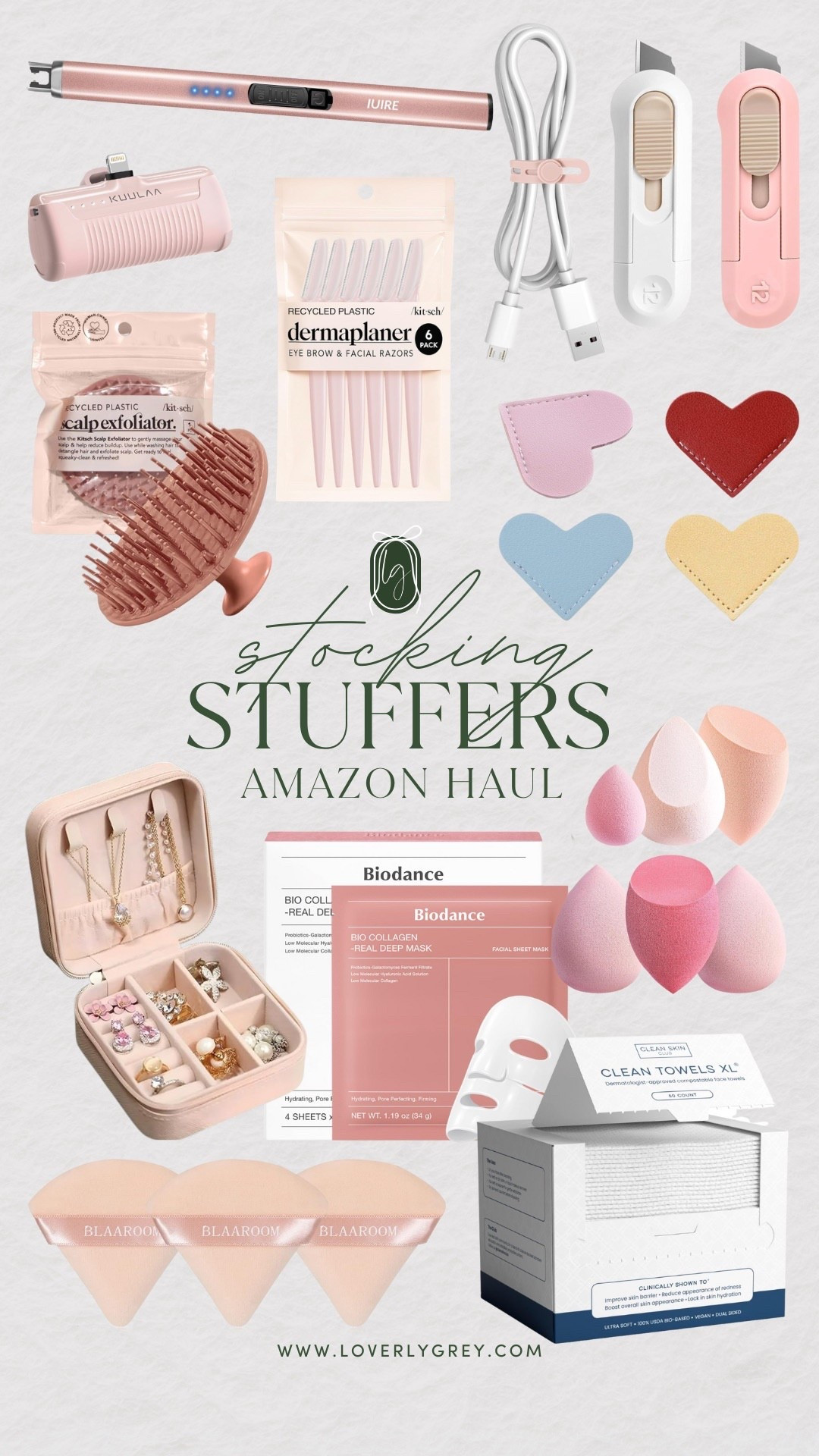 Amazon has a new section called Amazon Haul on their website that has so many products on there for extremely affordable prices! It has so many great stocking stuffers! @amazon #ad #founditonamazon

Loverly Grey, Amazon, stocking stuffers for her, stocking stuffers, gift ideas, white elephant gifts 

#LTKHoliday #LTKFindsUnder50 #LTKGiftGuide