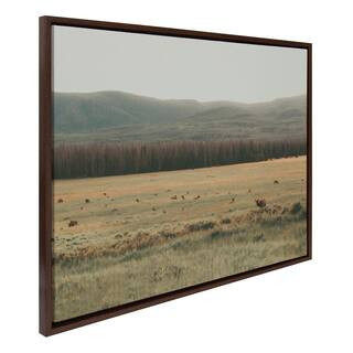 Natural Prairie Landscape"" by Alicia Abla, 1-Piece Framed Canvas Landscape Nature Art Print, 28 in. x 38 in. | The Home Depot