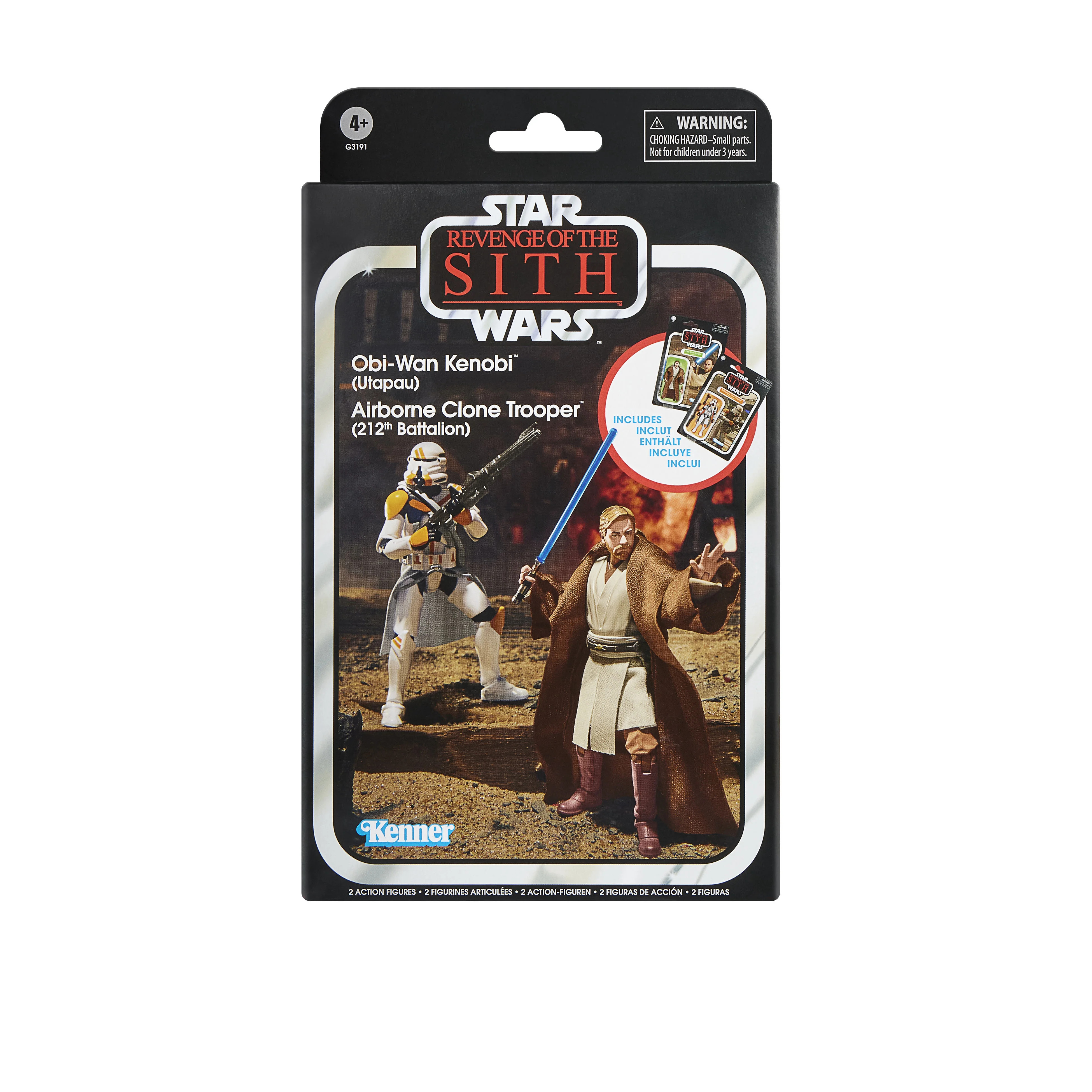 Star Wars The Vintage Collection Obi-Wan Kenobi & Clone Trooper Action Figures (3.75”) | Walmart (US)