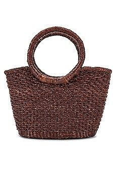 SENSI STUDIO Mini Mini Canasta Handbag in Chocolate from Revolve.com | Revolve Clothing (Global)