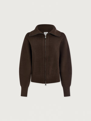 Enrico Knit Jacket | Varley UK, Coffee Bean / S | Varley UK