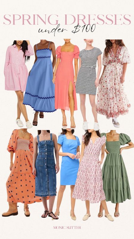 Spring dresses under $100

Spring dresses - spring fashion - colorful dresses - maxi dress - dresses for spring - spring dress ideas

#LTKSeasonal #LTKstyletip