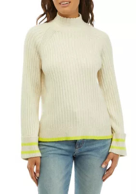 Crown & Ivy™ Tipped Cuff Sweater | Belk