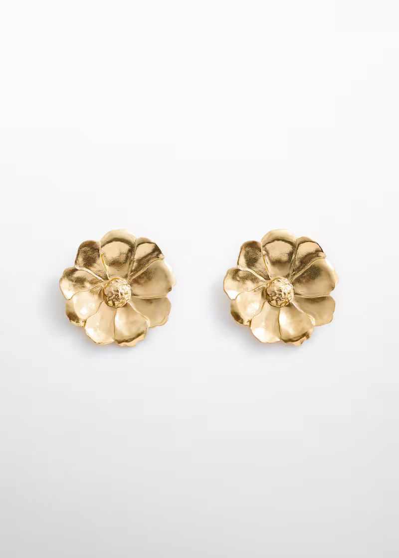 Floral earrings -  Woman | Mango Netherlands | MANGO (NL)