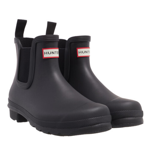 Hunter Original Chelsea Hunter Tri Colour Logo Backstrap  Black | Regenstiefel | fashionette | Fashionette (DE)