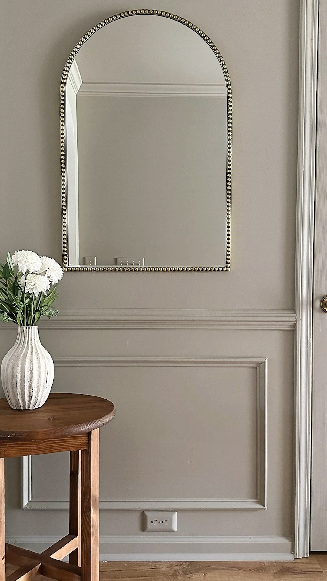 Entryway decor and furniture from @HomeDepot #TheHomeDepotPartner  

Including a wood entryway bench, arched gold antique wall mirror, gallery picture frames, faux olive tree, and seagrass baskets. Fall entryway decor, cozy decor.

#TheHomeDepot

#LTKHome #LTKSeasonal #LTKSaleAlert