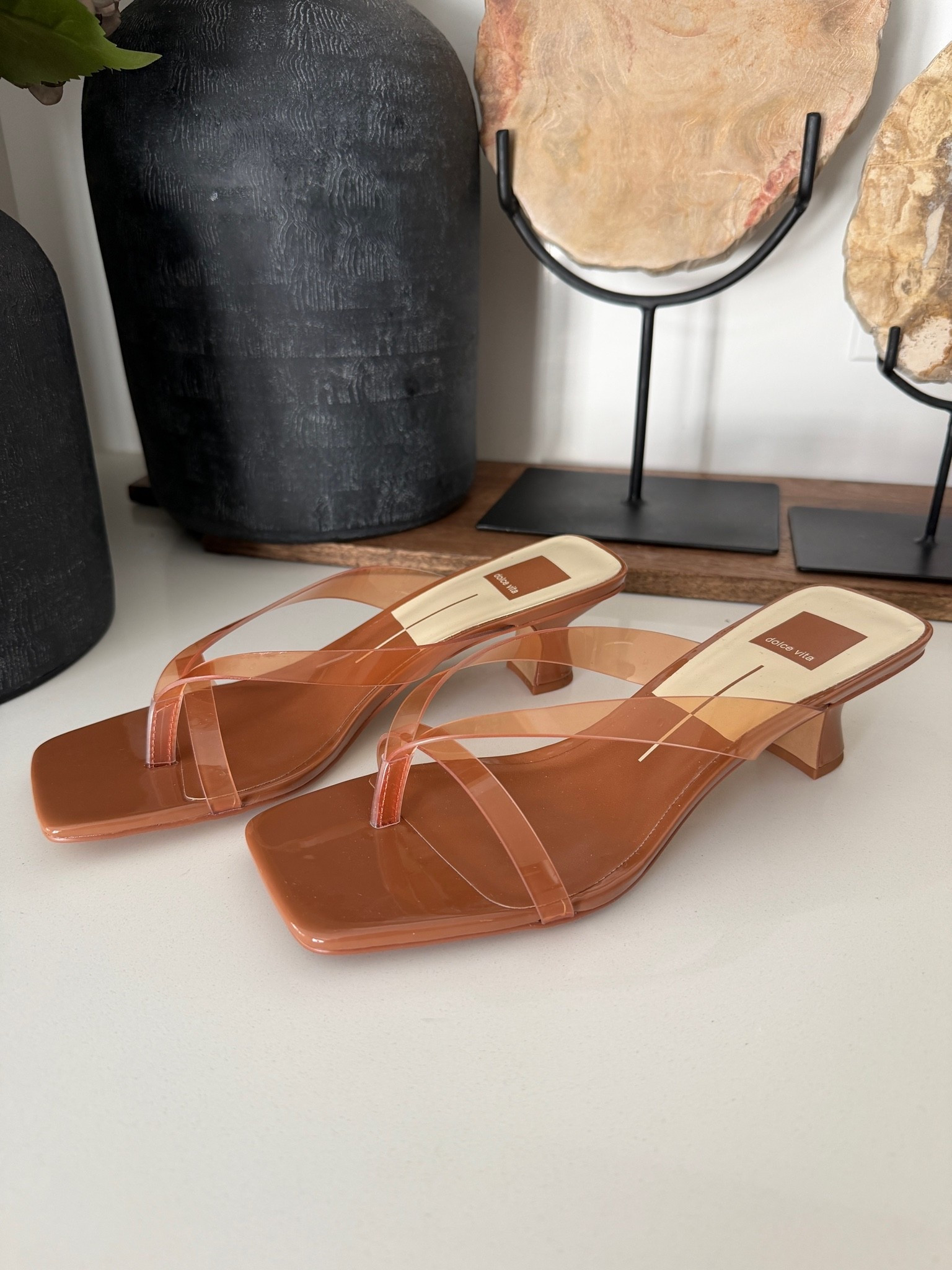 Dolce Vita Brevel Vinyl Translucent Strap Sandal