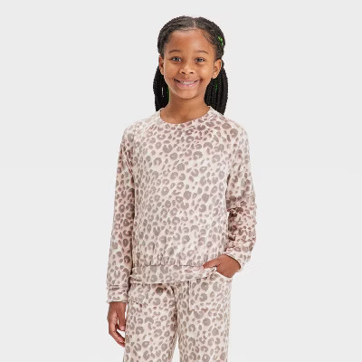 Girls' Microfleece Pullover Top - Cat & Jack™ | Target