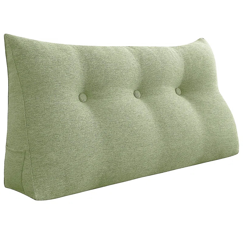 Linen Blend Wedge Pillow Throw Pillow | Wayfair North America