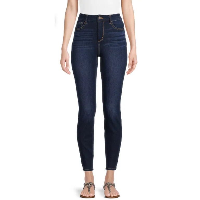 Time and Tru Women's High Rise Skinny Jean | Walmart (US)