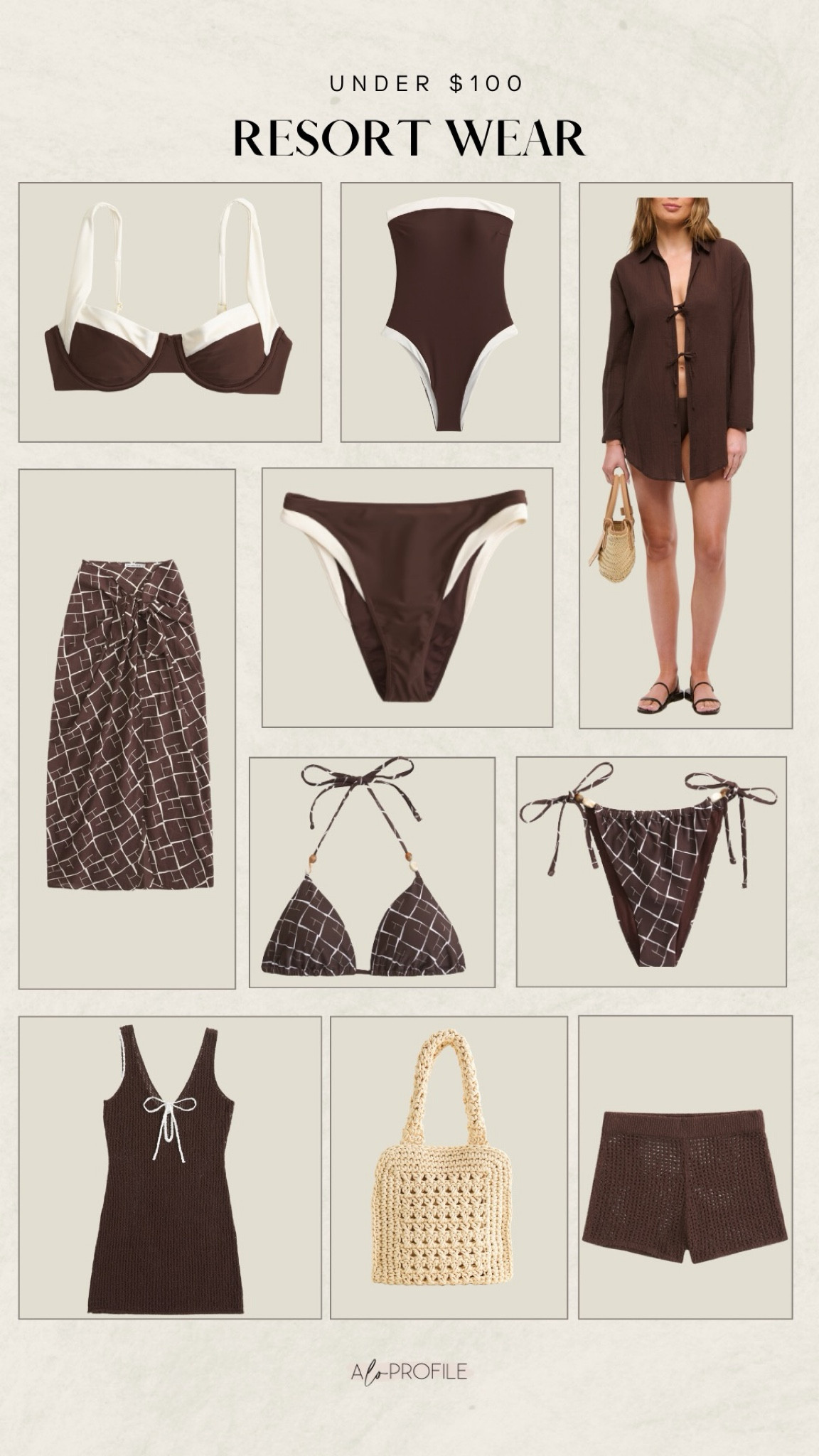 Resort Wear Under $100 via Abercrombie // Abercrombie, spring style, spring wardrobe, spring closet staples, neutral outfits, spring outfit inspo, spring vacation outfit, vacation outfits, resort wear, summer fashion, summer vacation, swimwear, swimsuit coverups, resort wear outfits