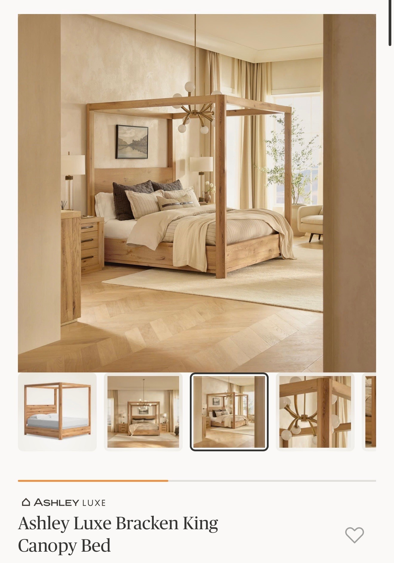 I cannot wait to get this beauty in! We’ve been wanting to upgrade from a queen to king. I saw this bed frame and knew I had to have! @ashleyfurniture #canopybed #ashleyfurniture ✨

#LTKHome
