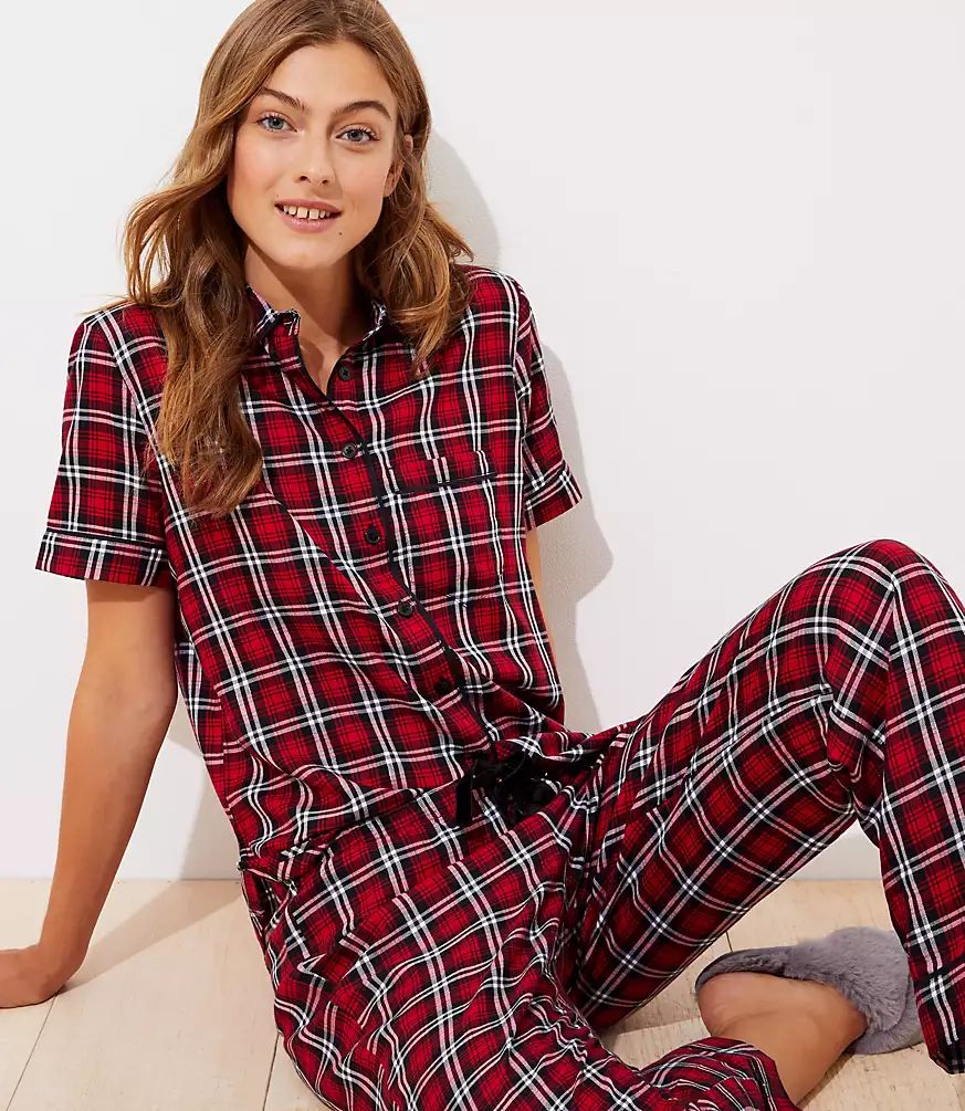 Plaid Pajama Set | LOFT